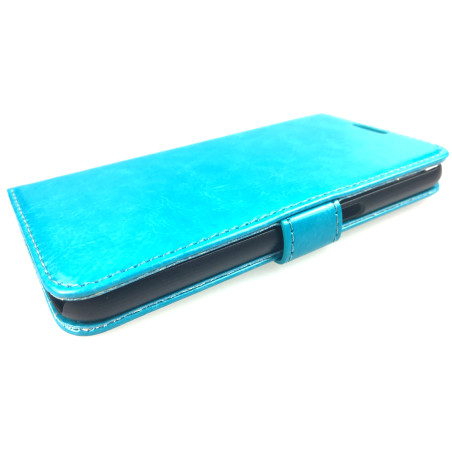 Etui portefeuille Samsung Galaxy S6 Bleu ciel