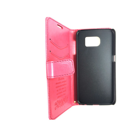 Etui portefeuille Samsung Galaxy S6 Rose