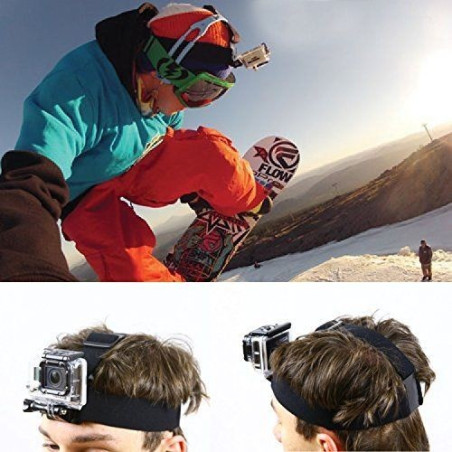 Harnais tour de tête (head strap) pour GoPro 