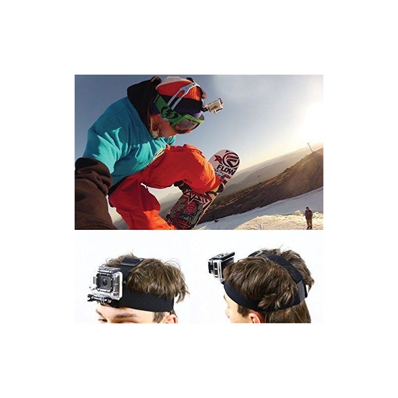 Accessoires Photo,Gosear – sangle de tête, support de bande de ceinture,  trépied support de montage de casque pour Gopro Go Pro - Cdiscount Appareil  Photo