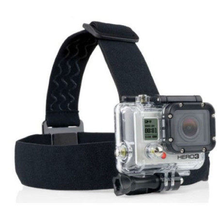 Harnais tour de tête (head strap) pour GoPro 