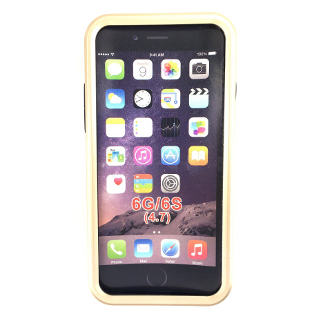 Coque métal support vidéo iPhone 6/6s : Gold