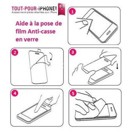 Film de protection arrière en verre trempé iPhone 6 Plus / 6S Plus