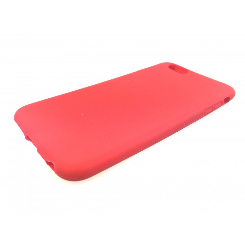 coque iphone 6 en silicone rouge