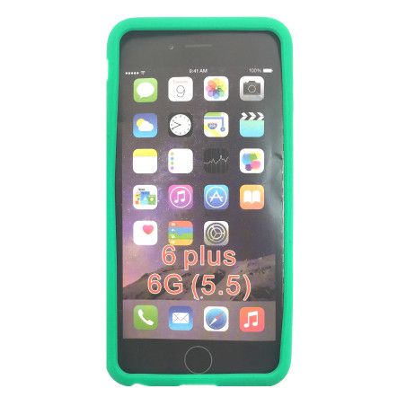 Coque silicone iPhone 6 Plus Vert