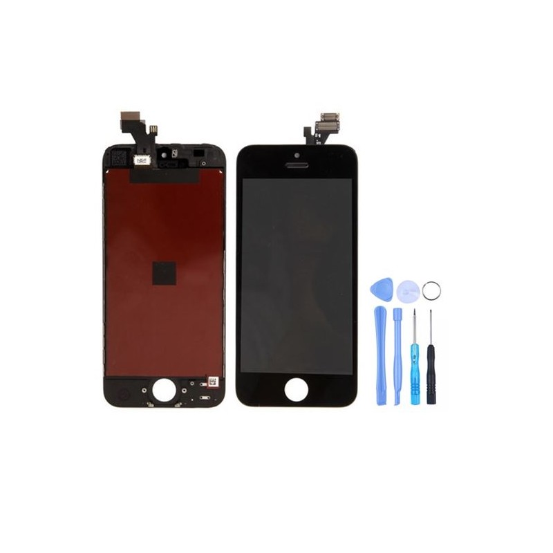 Ecran LCD + vitre tactile 100% compatible - Noir p. Apple iPhone XR -  Français