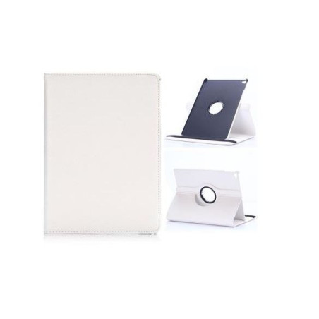 Etui cuir 360° iPad Air 2 Blanc