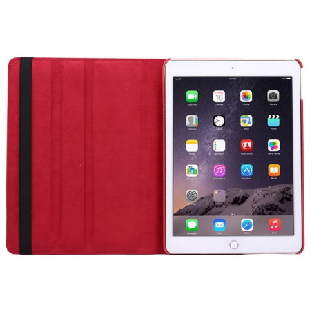 Etui cuir 360° iPad Air 2 Rouge