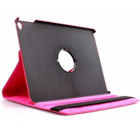 Etui cuir 360° iPad Air 2 Fushia