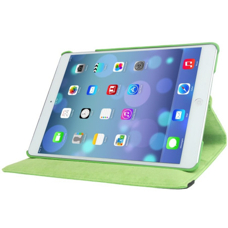 Etui cuir 360° iPad Air 2 Vert