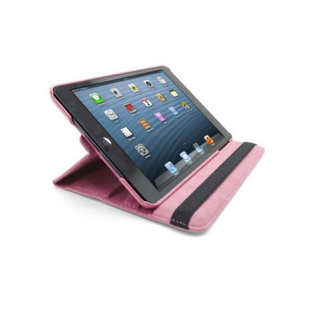 Etui cuir 360° iPad Mini 4 Rose