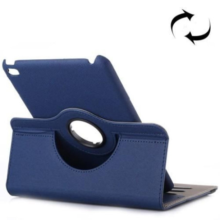 Etui cuir 360° iPad Mini 4 Bleu foncé