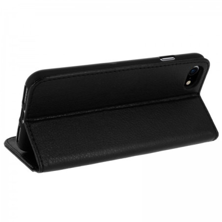 Etui cuir portefeuille iPhone 7 Noir