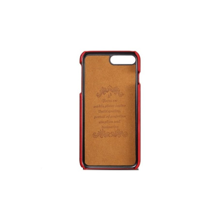 Coque cuir iPhone 7 Plus rouge