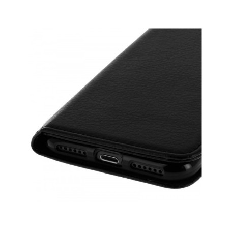 Etui cuir portefeuille iPhone 7 Plus Noir