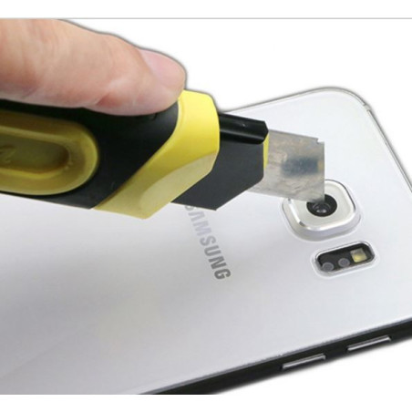 Film en verre trempé lentille caméra arrière Samsung Galaxy S6 Edge