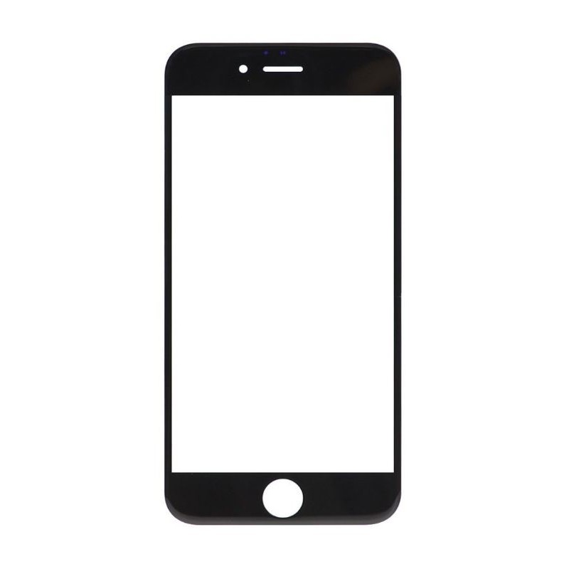 MMOBIEL Vitre Tactile de Rechange Compatible avec iPhone 7 Plus avec Châssis Avant Préinstallé Noir