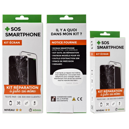 Kit réparartion écran complet iPhone 5C Noir