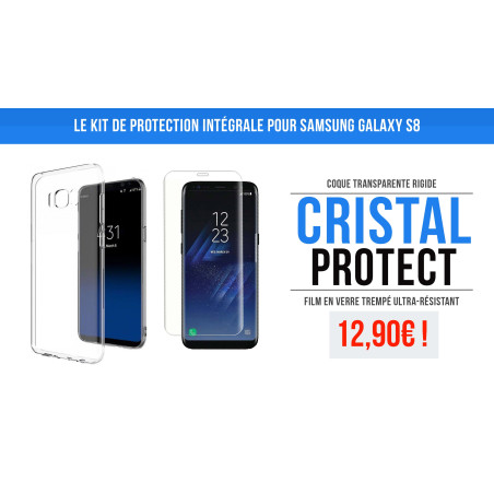 Pack "Cristal protect" Galaxy S8