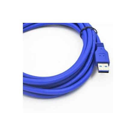 Câble USB 3.0 vers USB 3.0 - Bleu 1,5M