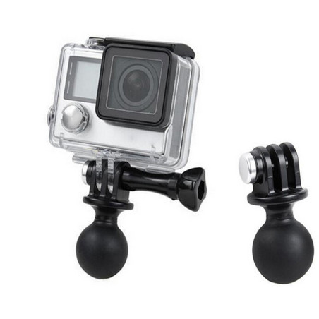 Adaptateur avec fixation à boule GoPro