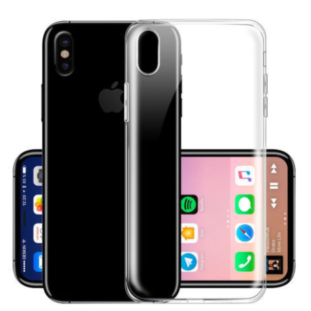 Coque silicone transparente iPhone X