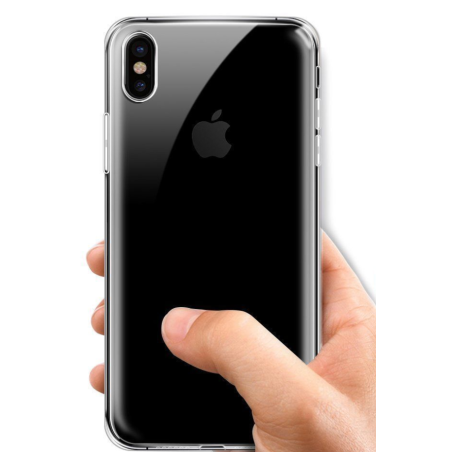 Coque silicone transparente iPhone X