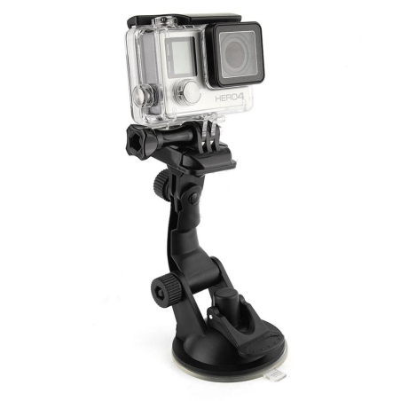 Support ventouse avec adaptateur GoPro