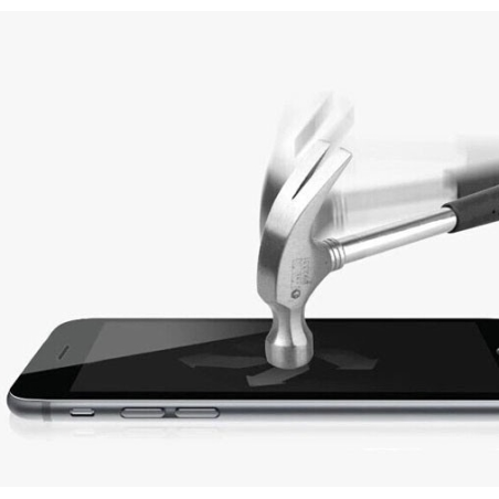 Film en verre trempé + contour intégral iPhone 7 Plus / 8 Plus Noir