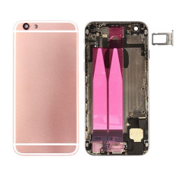 Coque Arrière De Remplacement Pour IPhone 6S - Rose - Châssis Métal - Neuf Générique