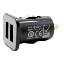 Sans Marque Adaptateur allume-cigare + 1 port USB - 12V/24V à prix pas cher