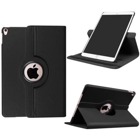 Etui simili cuir noir 360° iPad Pro 10,5"