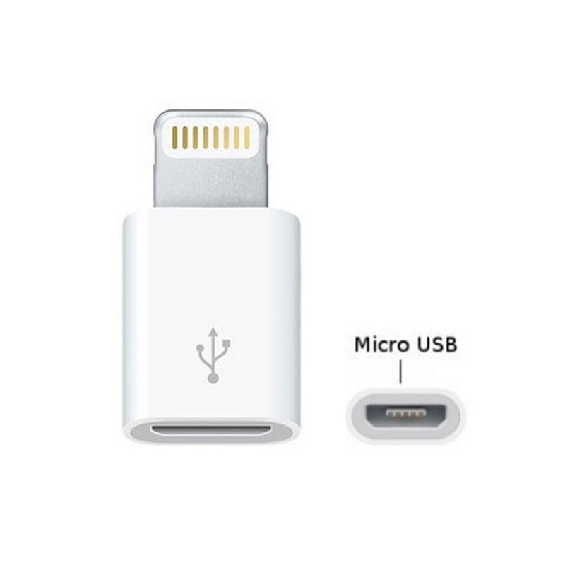 Acheter Adaptateur USB pour iPhone 8 Lightning vers Micro USB pour iPhone  6s 11 Pro XS 7 adaptateur charge rapide synchronisation des données pour  iPad câble USB