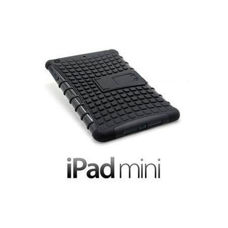 Housse silicone noire antichoc iPad Mini