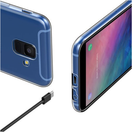 Coque en silicone transparente Galaxy A6 (2018)