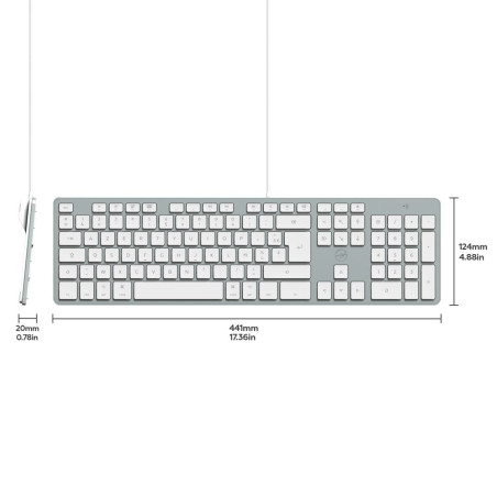 Clavier Azerty filaire pour Mac