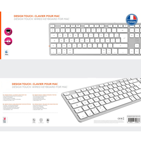 Clavier Azerty bluetooth pour Mac