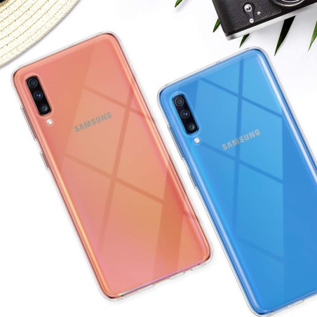 Coque silicone transparente Samsung Galaxy A70