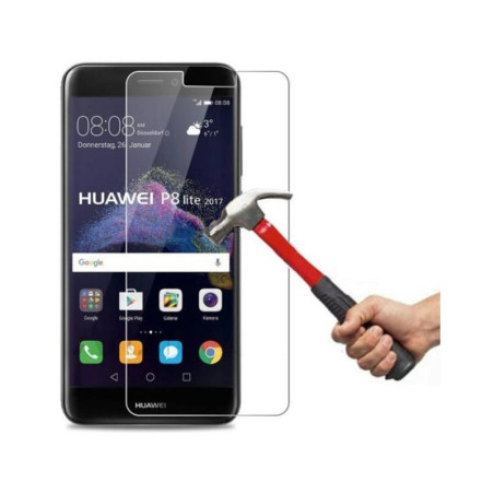 Coque silicone + verre trempé Huawei P8 Lite 2017