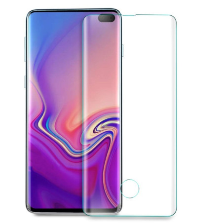 Coque silicone + verre trempé Samsung Galaxy S10+