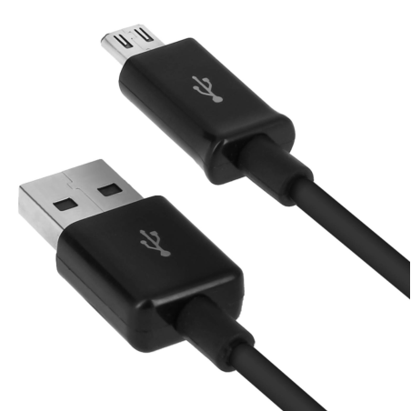 Prise double allume cigare + câble micro usb noir