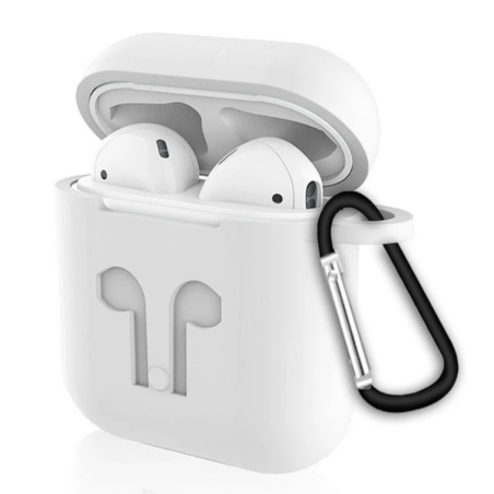 Étui de protection AirPods blanc