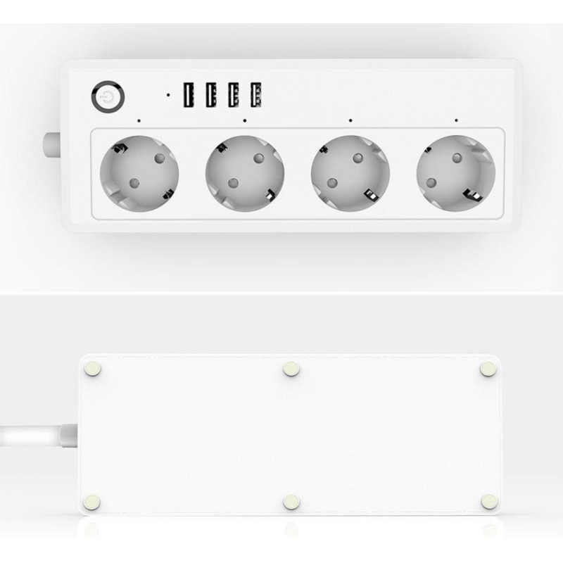 Multiprise connectée intelligente Onearz Connect 4 prises et 4 ports USB