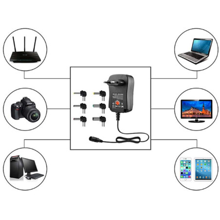 Chargeur universel 30W 150cm avec packaging