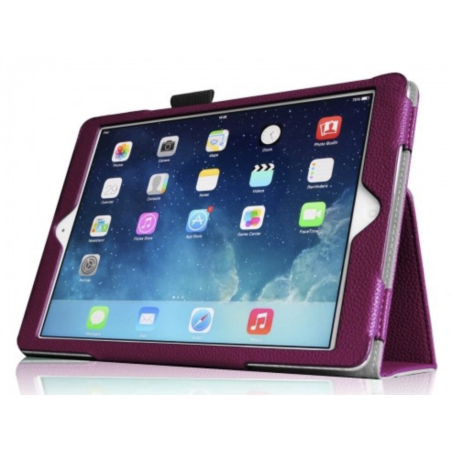 Etui cuir Violet iPad Air / iPad 5 9,7" / iPad 6 (2018)