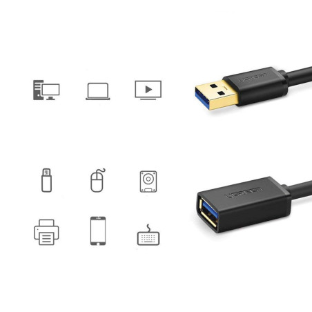 Câble d'extension USB 3.0 1m