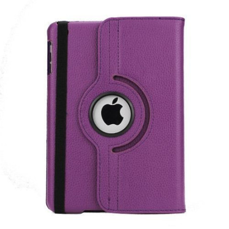 Etui cuir 360° iPad Mini 4 Violet