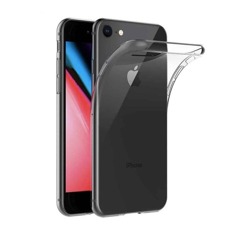 Coque silicone transparente iPhone SE (2020) | Tout pour Phone
