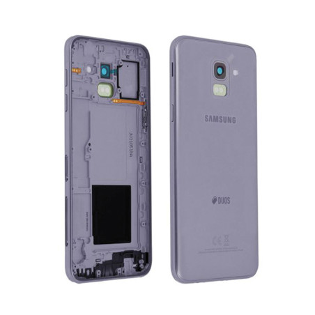 Coque arrière d'origine Samsung Galaxy J6 2018 Bleu Lavande