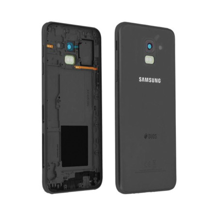 Coque arrière d'origine Samsung Galaxy J6 2018 Noir